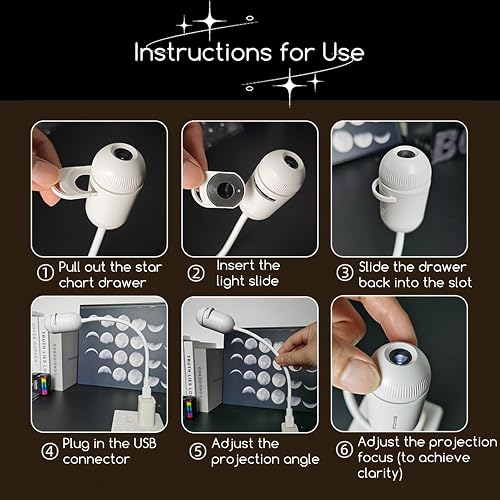 NightAura Pro™ Galaxy Star Projector